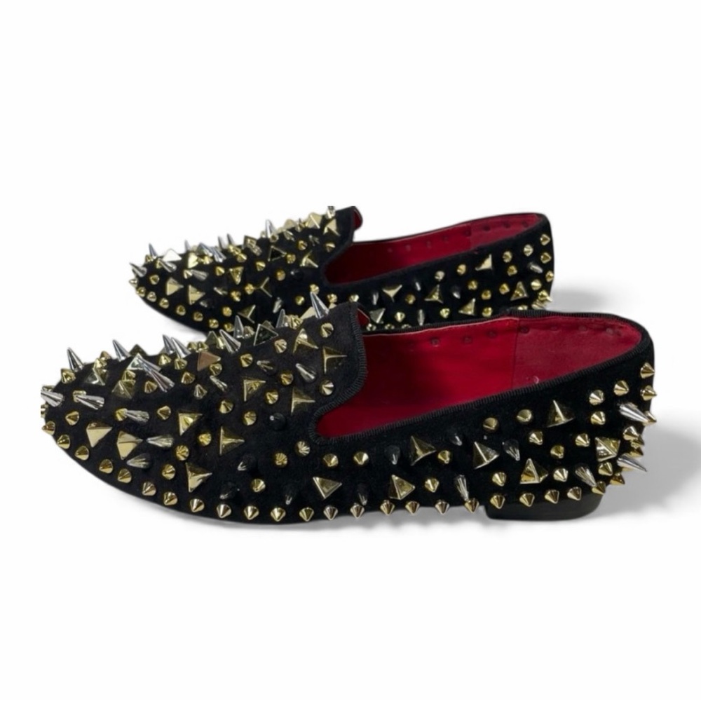 Studded Black Loafers - Picture 10 of 15